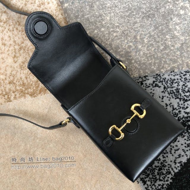 Gucci原厂皮包包 古驰男女GG马衔扣1955手机包 Gucci单肩斜挎包 625615  gdj1579
